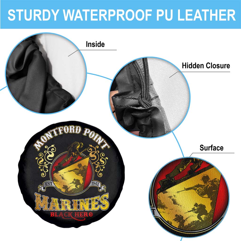 Breaking Barriers: Black Valor Spare Tire Cover DT02