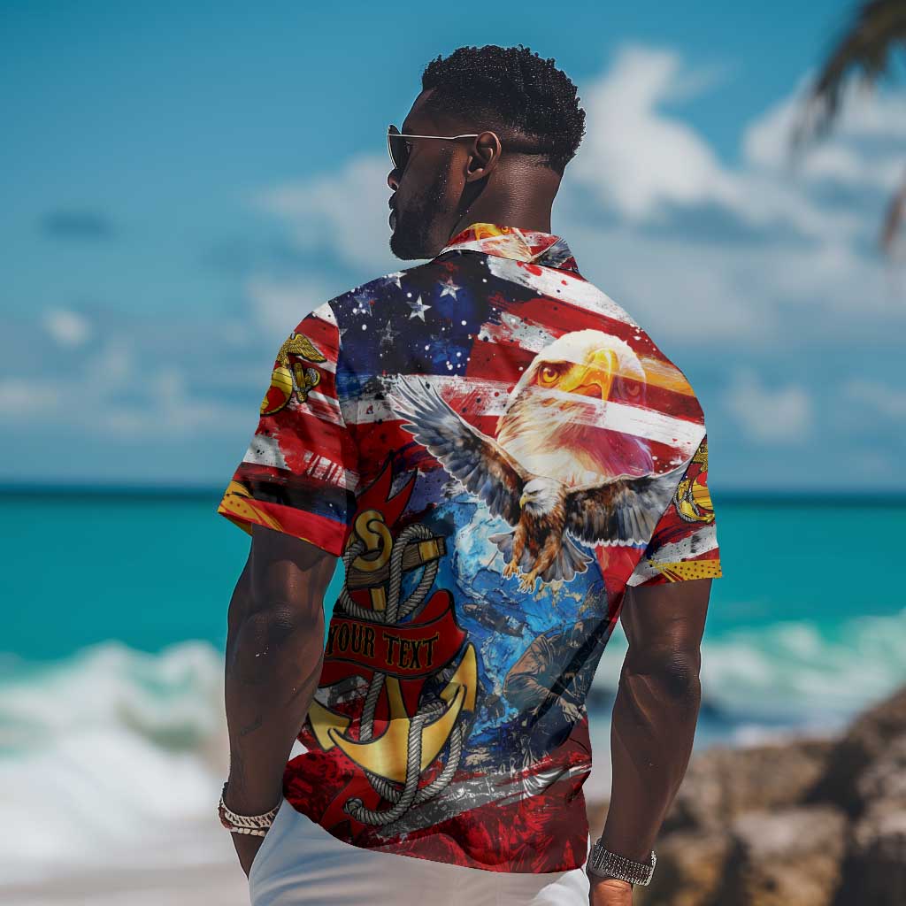 Montford Point Marines Hawaiian Shirt African American Eagle Anchor Tribute DT02