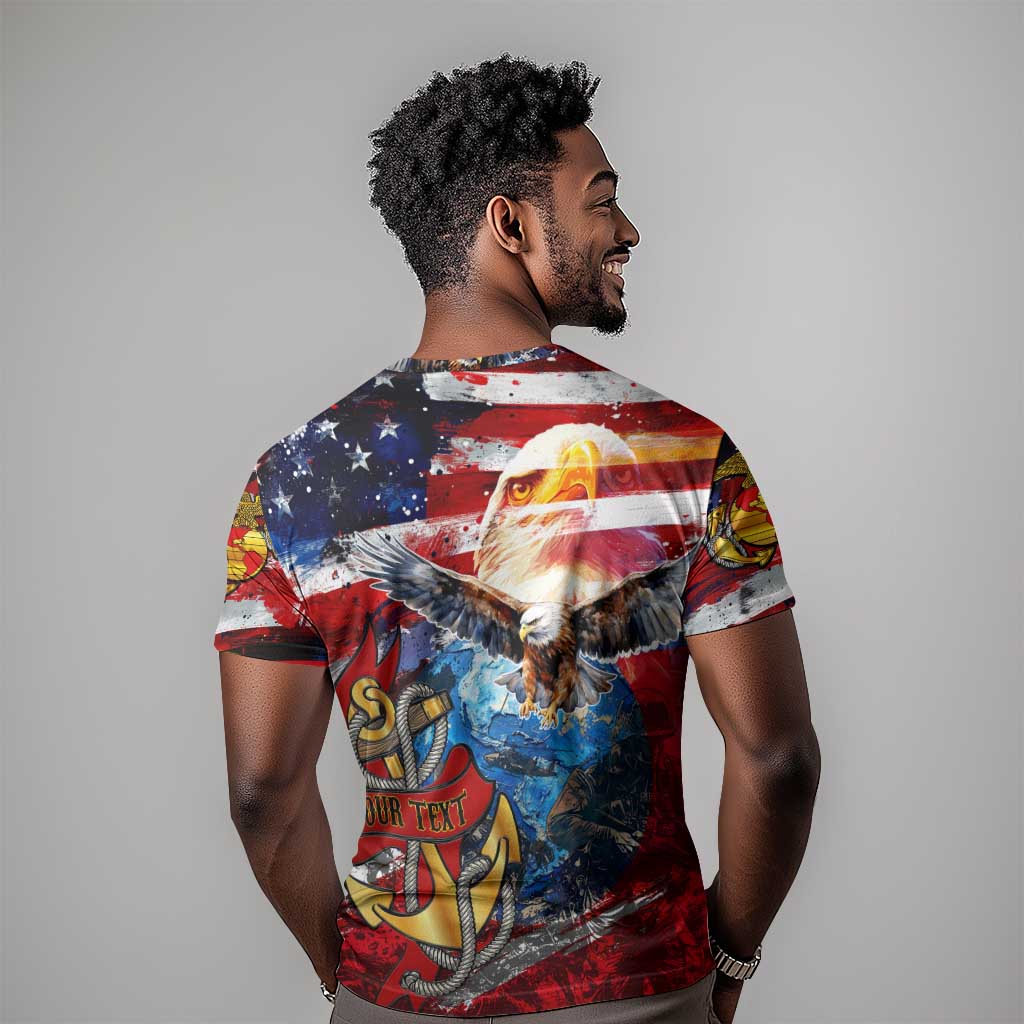 Montford Point Marines T shirt African American Eagle Anchor Tribute DT02