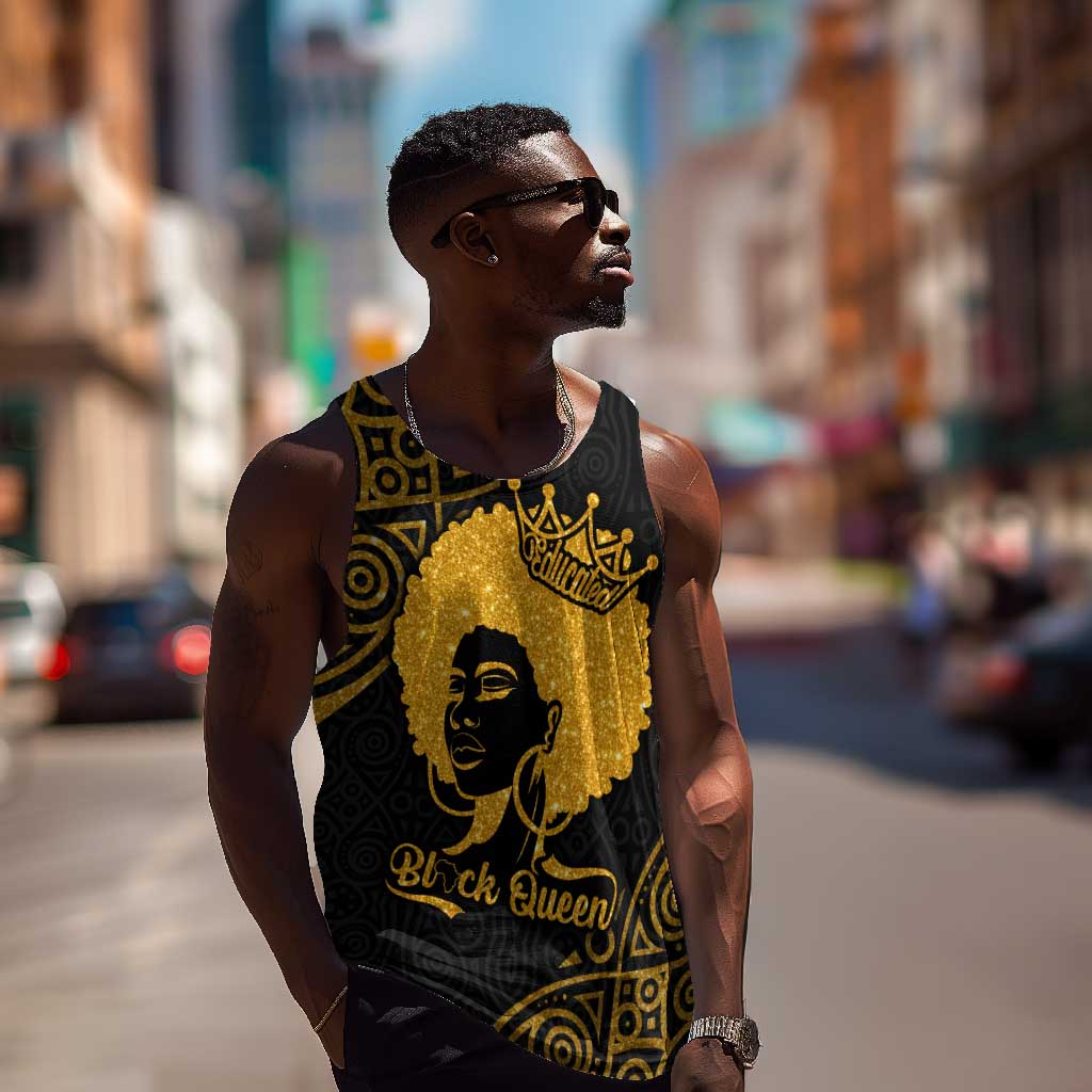 Educated Black Queen Men Tank Top African Women DT02