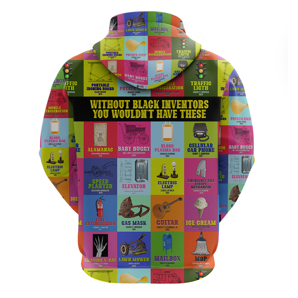 Black Inventions Hoodie African-American Inventors DT02