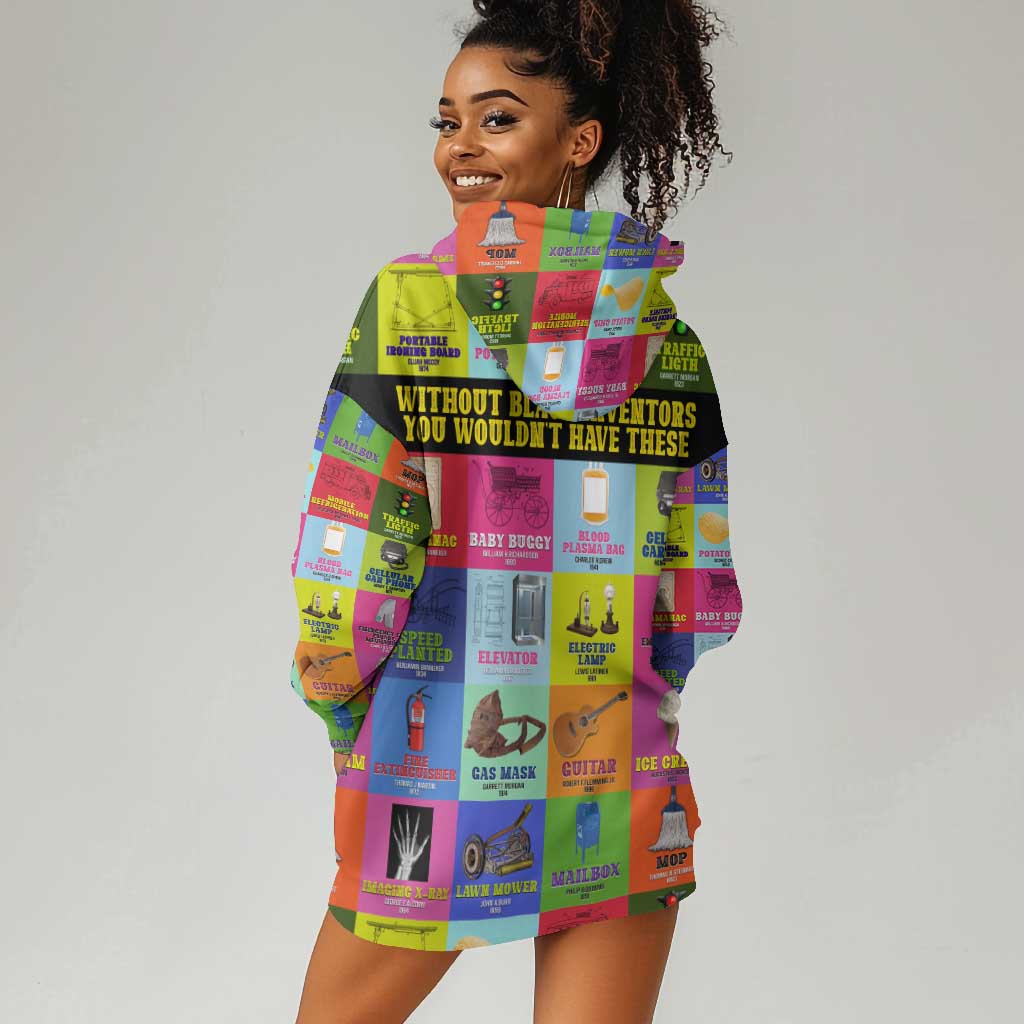 Black Inventions Hoodie Dress African-American Inventors DT02