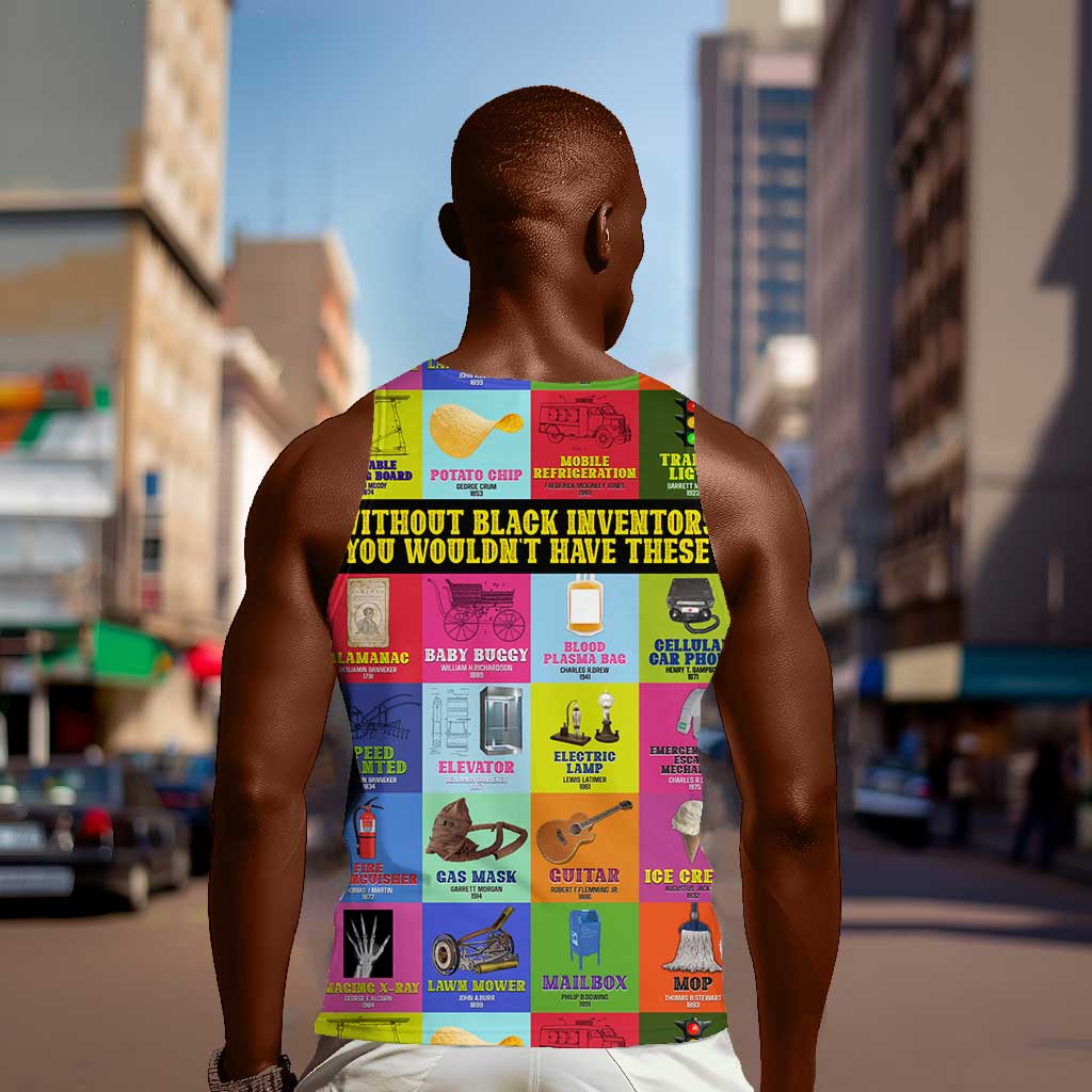 Black Inventions Men Tank Top African-American Inventors DT02