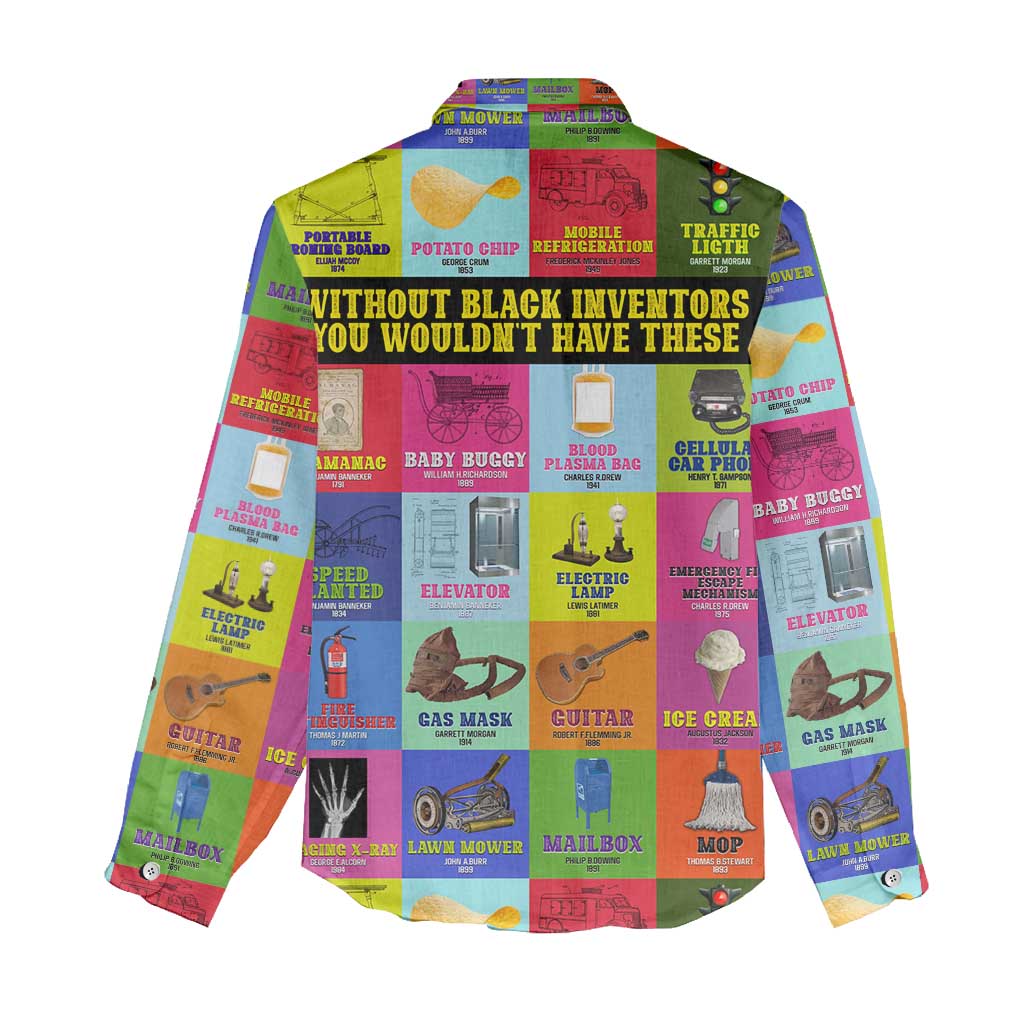 Black Inventions Women Casual Shirt African-American Inventors DT02