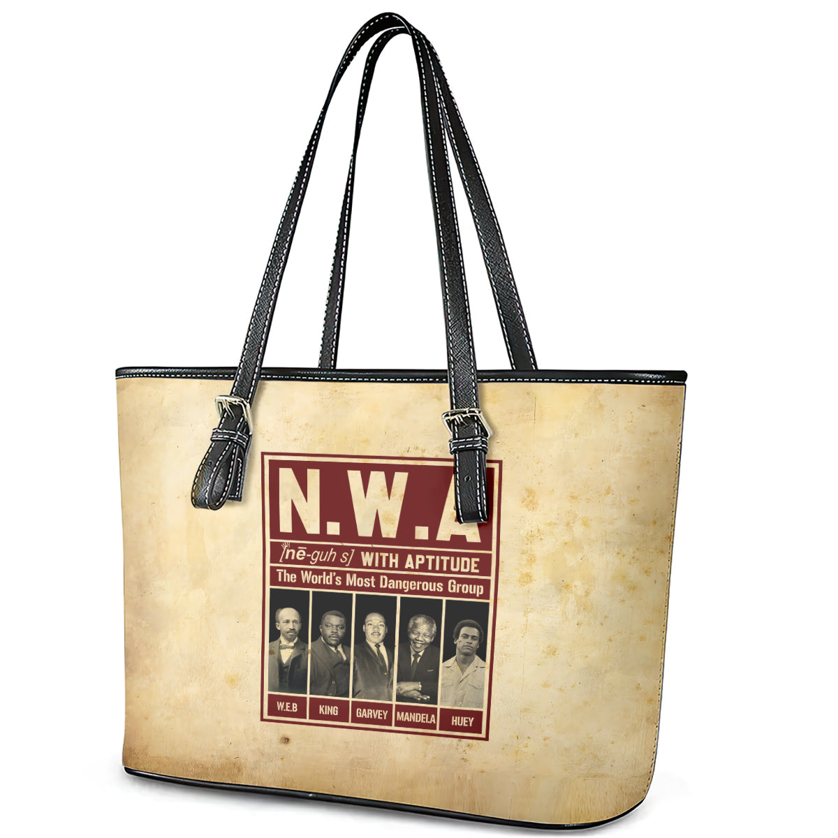The World's Most Dangerous Group Leather Tote Bag DT02