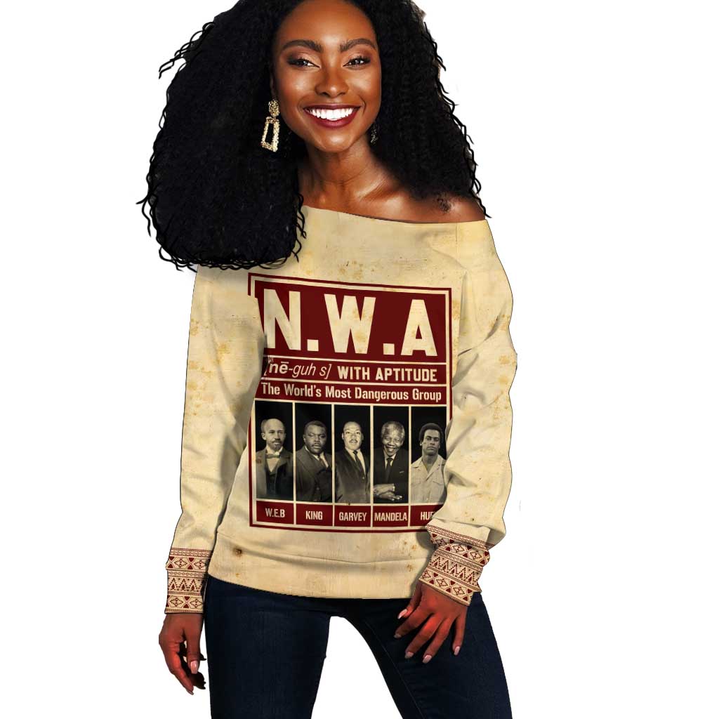 The World's Most Dangerous Group Off Shoulder Sweater DT02