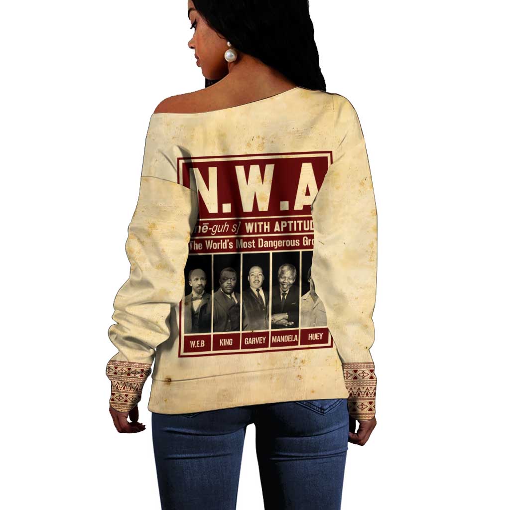 The World's Most Dangerous Group Off Shoulder Sweater DT02