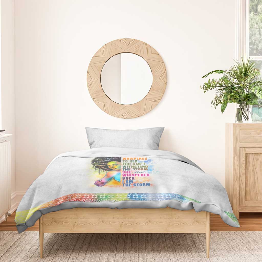 Black Girl I Am The Storm Bedding Set African American Women DT02