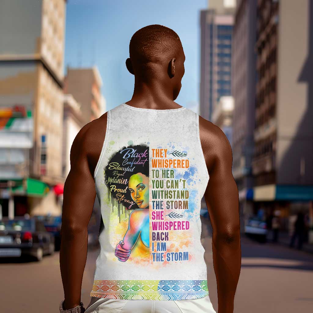 Black Girl I Am The Storm Men Tank Top African American Women DT02