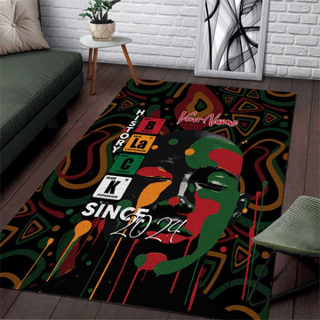 Personalized Black History Month Area Rug Since 2024 Chemistry Style DT02