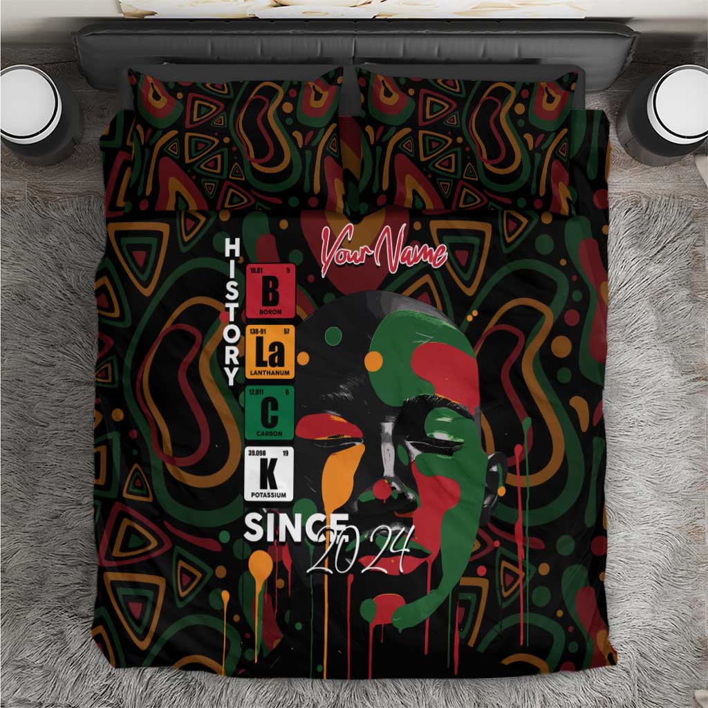 Personalized Black History Month Bedding Set Since 2024 Chemistry Style DT02