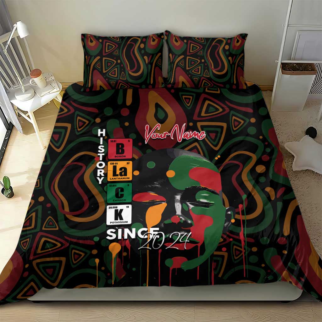 Personalized Black History Month Bedding Set Since 2024 Chemistry Style DT02