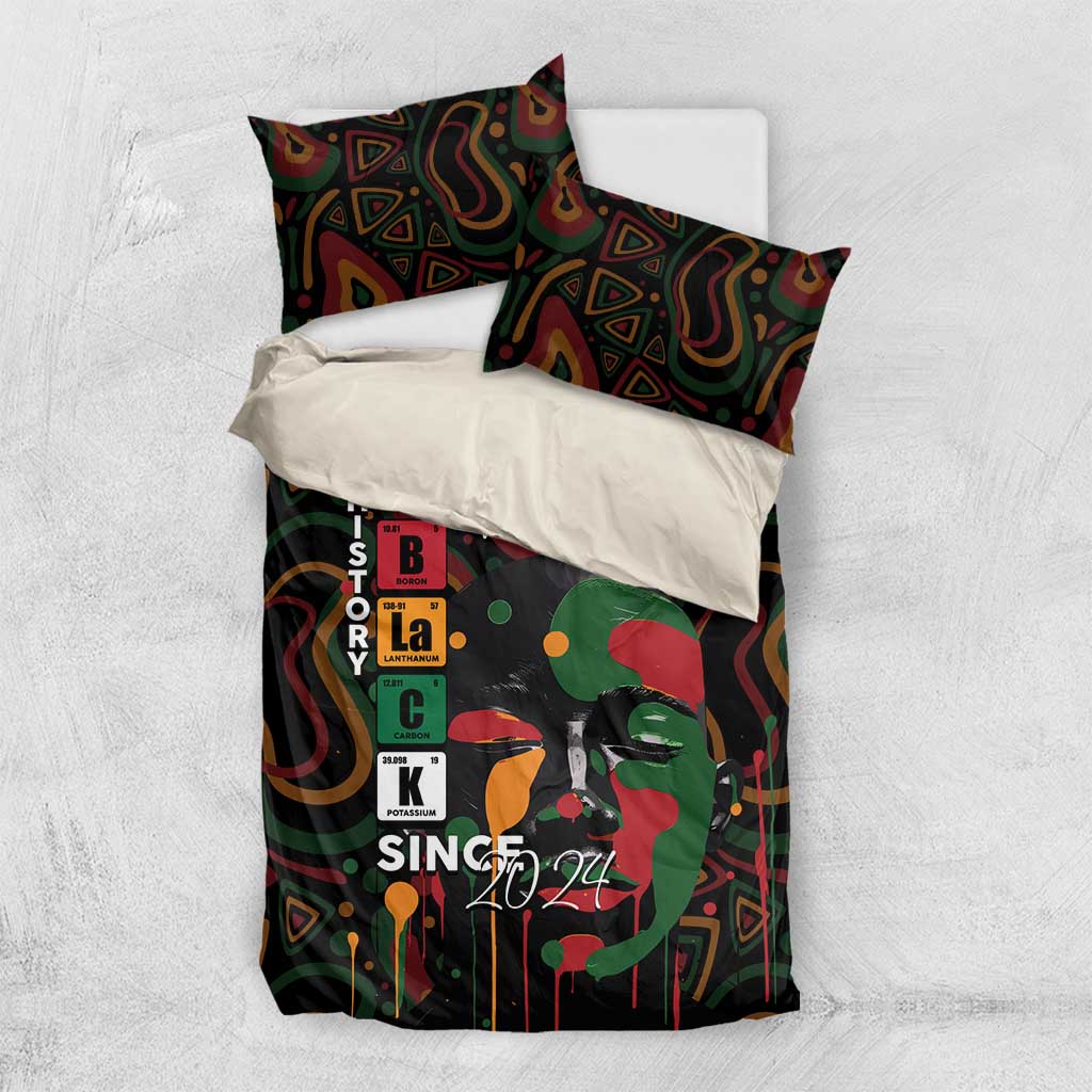Personalized Black History Month Bedding Set Since 2024 Chemistry Style DT02