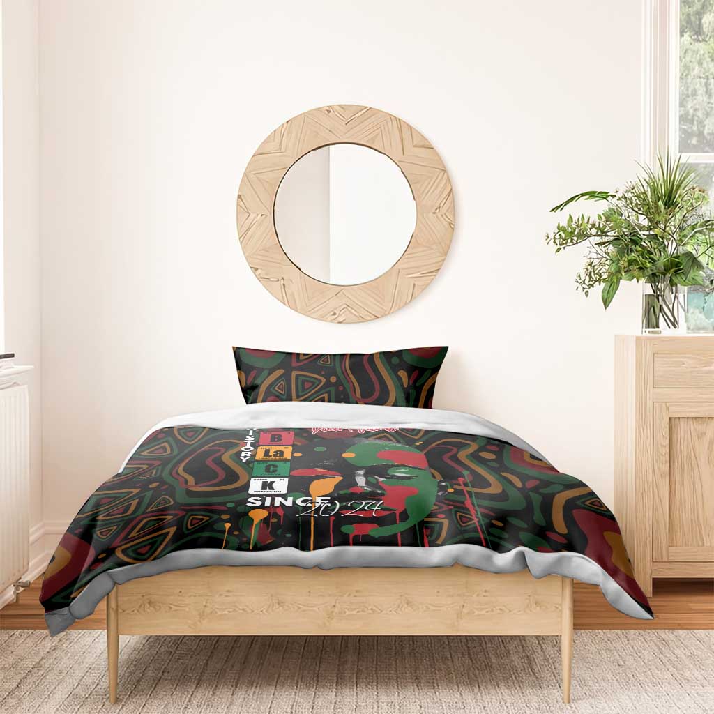 Personalized Black History Month Bedding Set Since 2024 Chemistry Style DT02