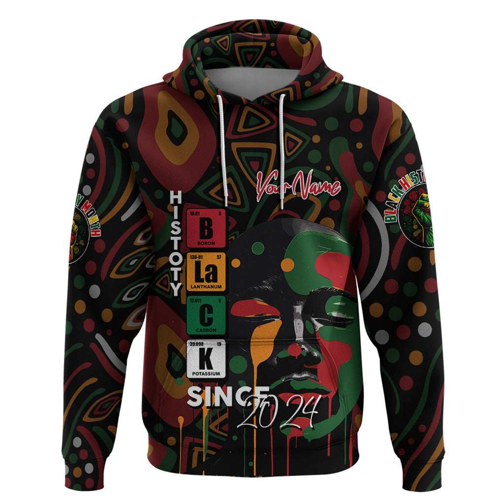 Personalized Black History Month Hoodie Since 2024 Chemistry Style DT02