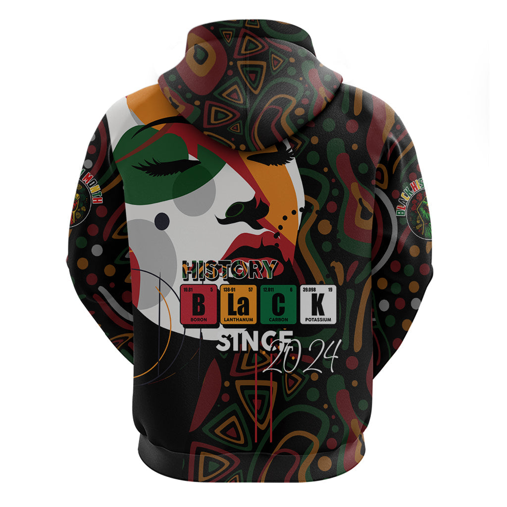 Personalized Black History Month Hoodie Since 2024 Chemistry Style DT02