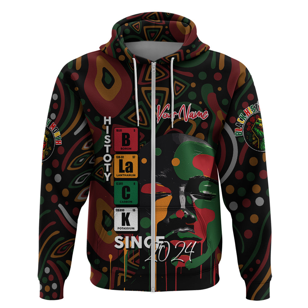 Personalized Black History Month Hoodie Since 2024 Chemistry Style DT02