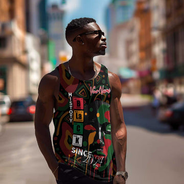 Personalized Black History Month Men Tank Top Since 2024 Chemistry Style DT02