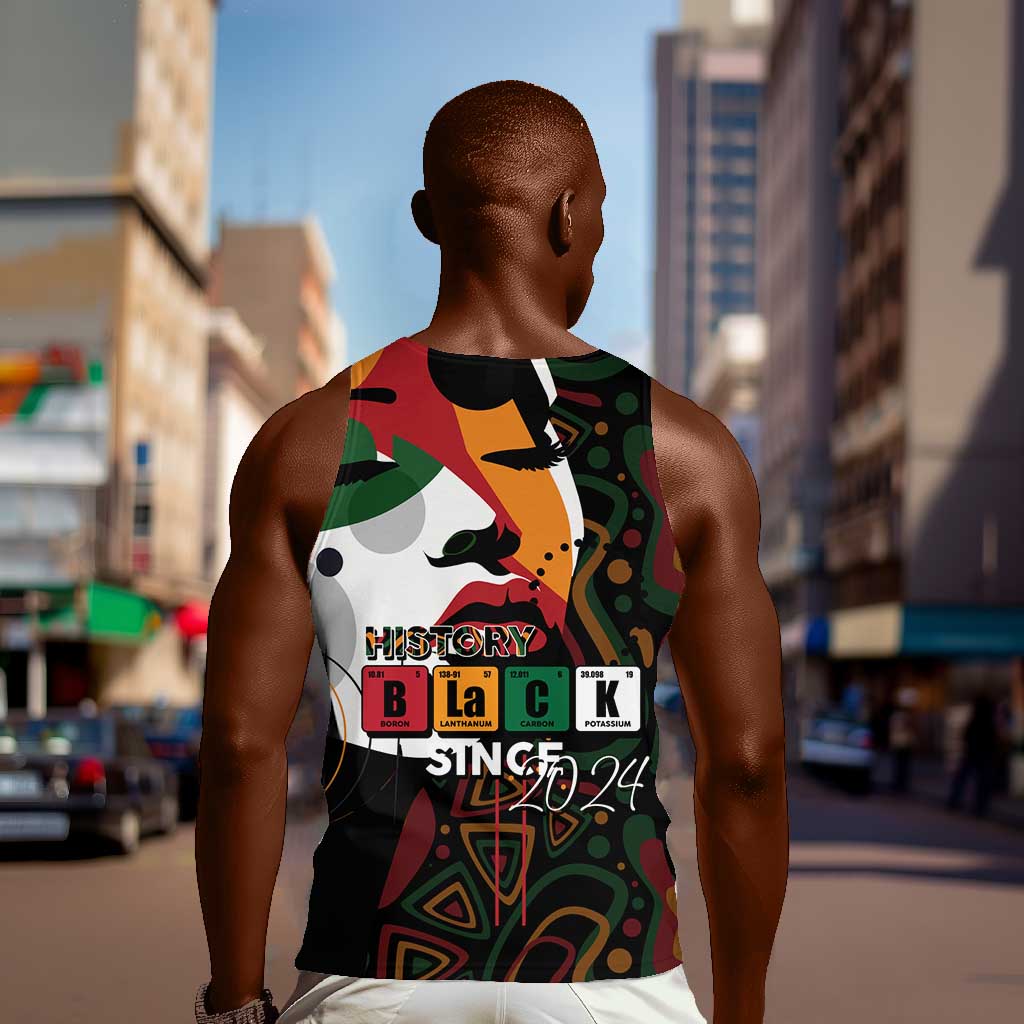 Personalized Black History Month Men Tank Top Since 2024 Chemistry Style DT02
