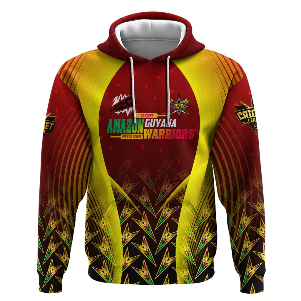 Personalised Guyana Cricket Amazon Warriors Hoodie Unleashing the Power Battle Mode DT02