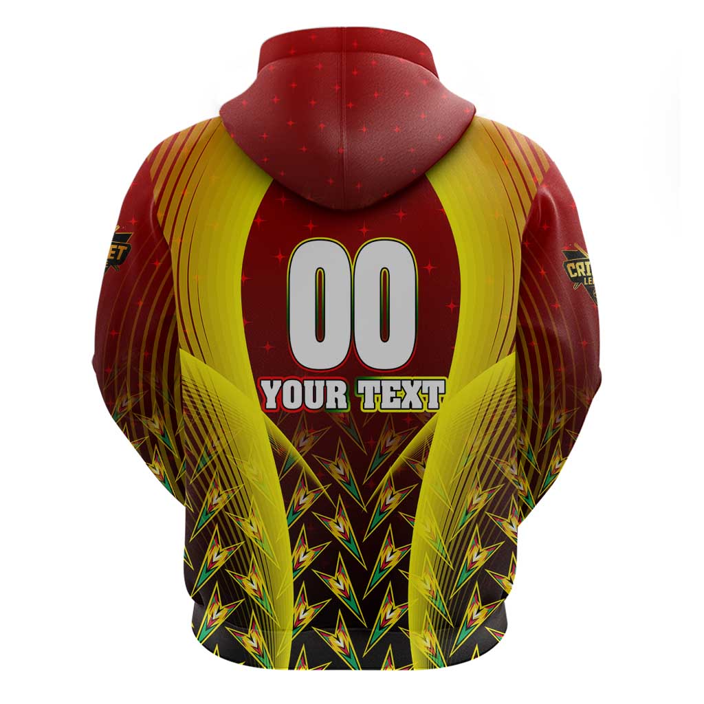 Personalised Guyana Cricket Amazon Warriors Hoodie Unleashing the Power Battle Mode DT02