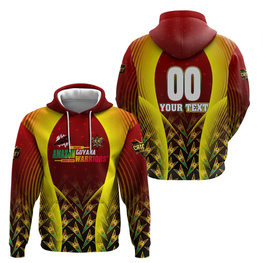 Personalised Guyana Cricket Amazon Warriors Hoodie Unleashing the Power Battle Mode DT02