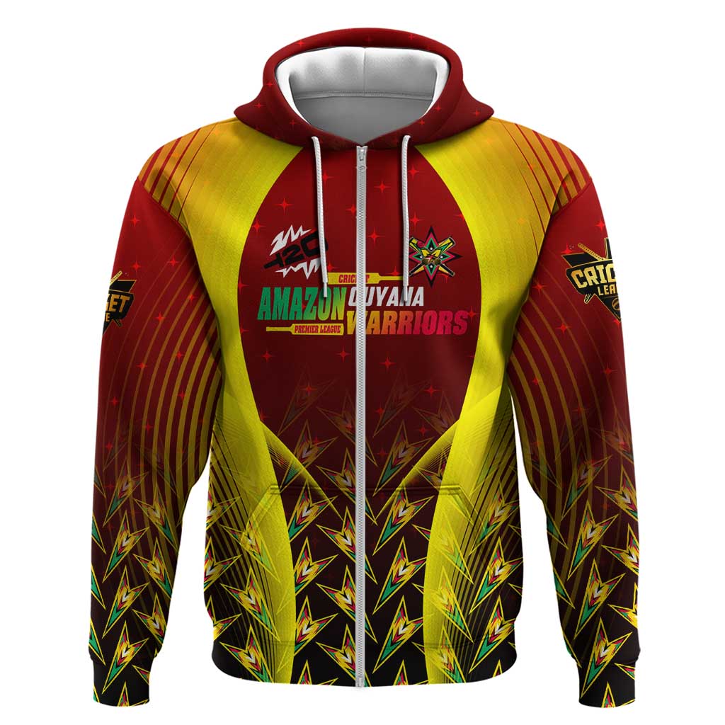 Personalised Guyana Cricket Amazon Warriors Hoodie Unleashing the Power Battle Mode DT02