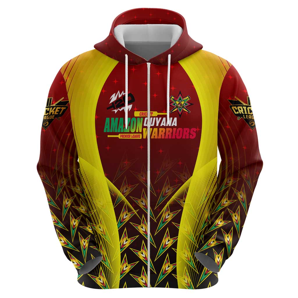 Personalised Guyana Cricket Amazon Warriors Hoodie Unleashing the Power Battle Mode DT02