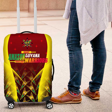 Guyana Cricket Amazon Warriors Luggage Cover Unleashing the Power Battle Mode DT02