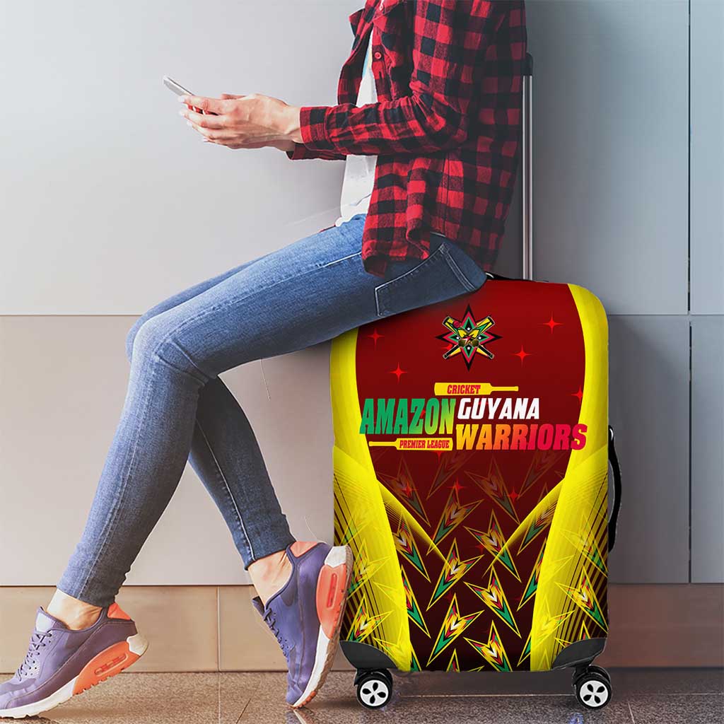 Guyana Cricket Amazon Warriors Luggage Cover Unleashing the Power Battle Mode DT02