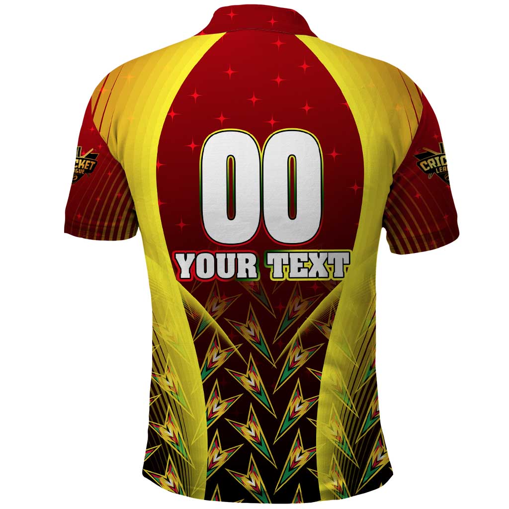 Personalised Guyana Cricket Amazon Warriors Polo Shirt Unleashing the Power Battle Mode DT02