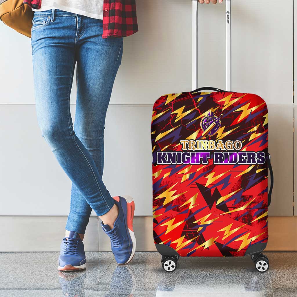 Trinidad and Tobago Cricket Knight Riders Luggage Cover Trinbagos Thunder Charge DT02