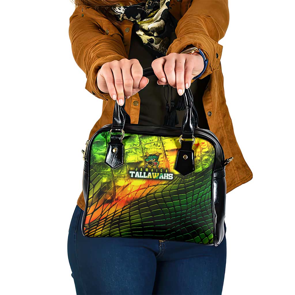 Jamaica Cricket Tallawahs Shoulder Handbag Striking with Reggae Firepower DT02