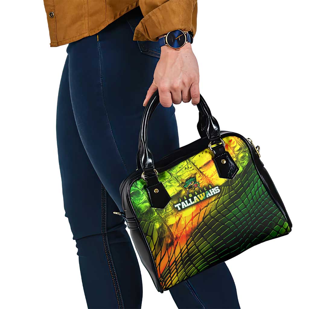 Jamaica Cricket Tallawahs Shoulder Handbag Striking with Reggae Firepower DT02