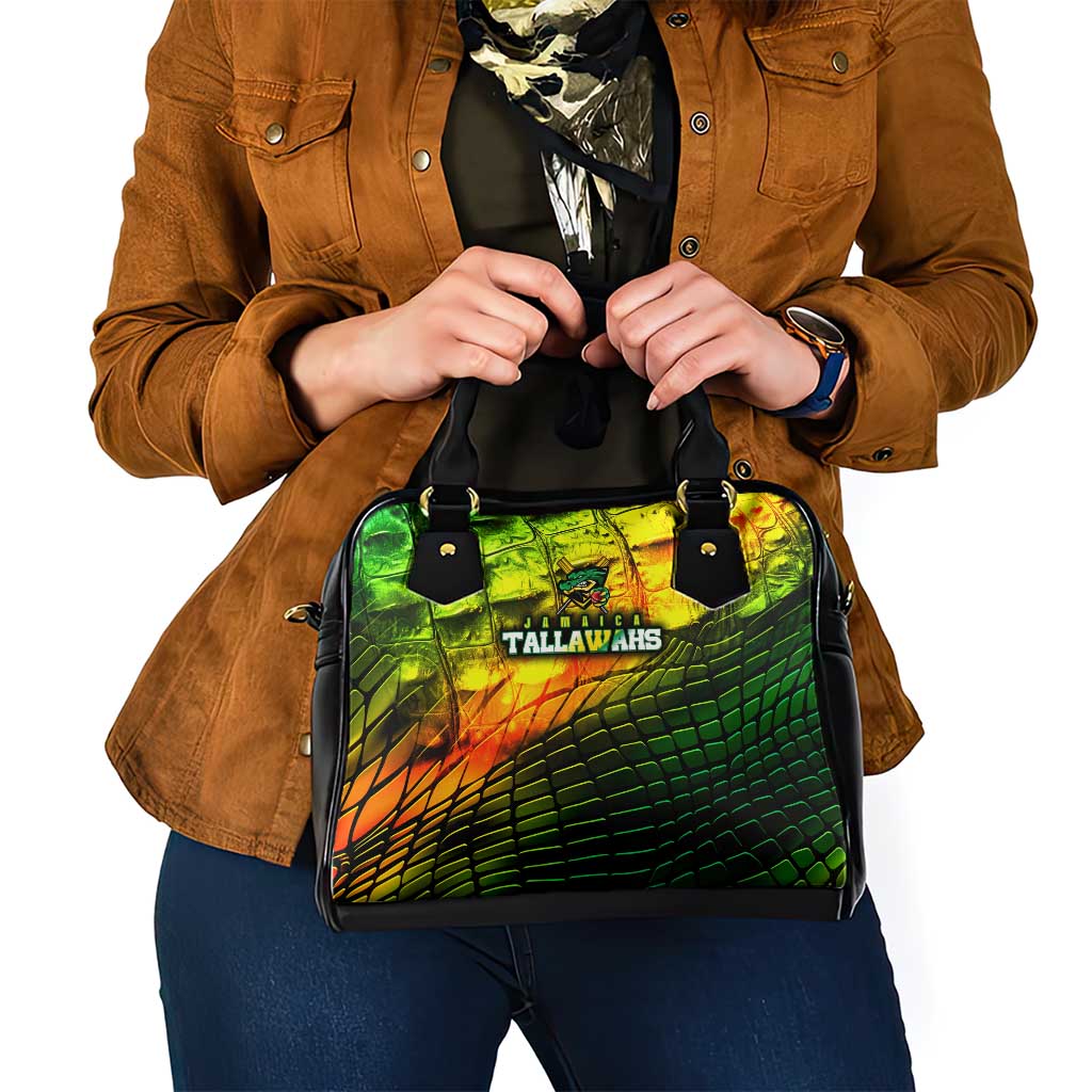 Jamaica Cricket Tallawahs Shoulder Handbag Striking with Reggae Firepower DT02