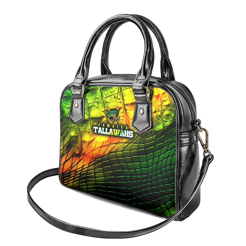 Jamaica Cricket Tallawahs Shoulder Handbag Striking with Reggae Firepower DT02