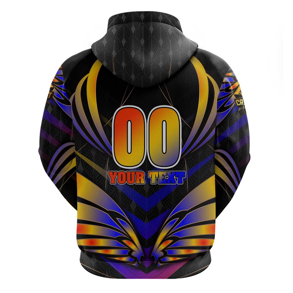 Personalised Antigua and Barbuda Cricket Falcons Hoodie Wings of Glory DT02