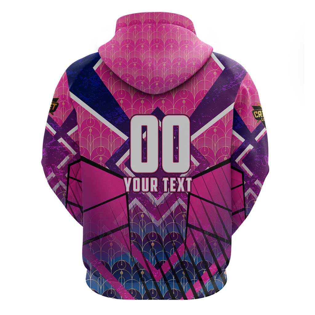 Personalised Barbados Cricket Royals Hoodie Crowned in Rhythm Style DT02