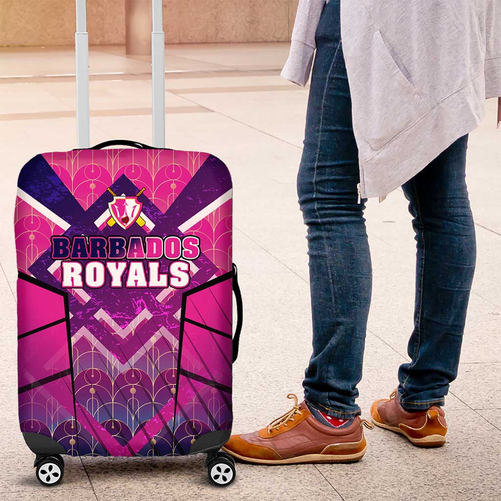 Barbados Cricket Royals Luggage Cover Crowned in Rhythm Style DT02
