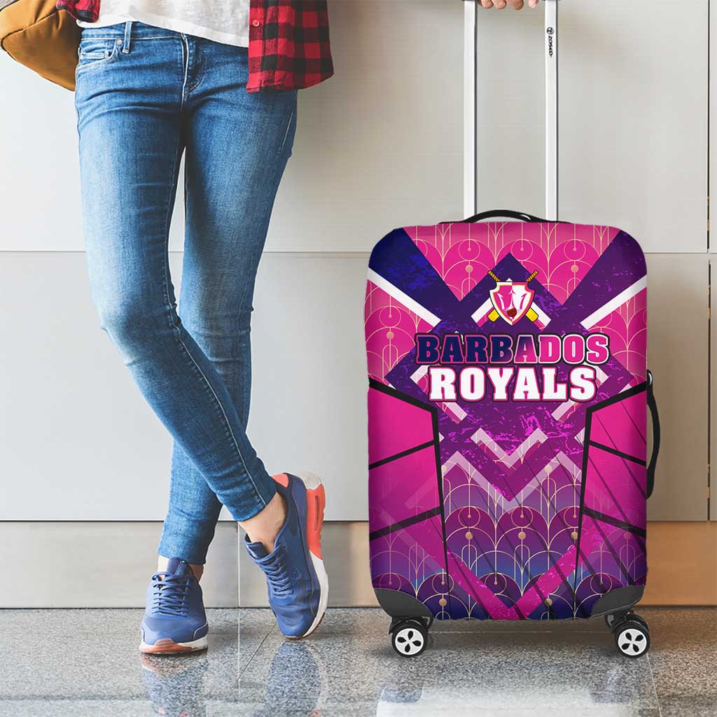 Barbados Cricket Royals Luggage Cover Crowned in Rhythm Style DT02