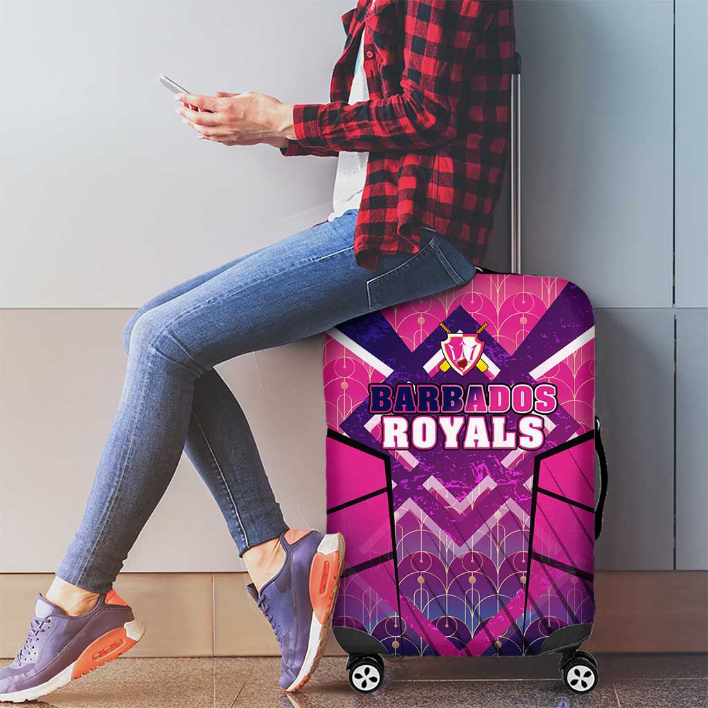 Barbados Cricket Royals Luggage Cover Crowned in Rhythm Style DT02