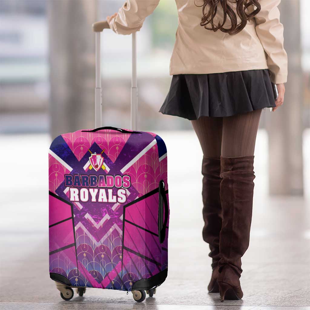 Barbados Cricket Royals Luggage Cover Crowned in Rhythm Style DT02