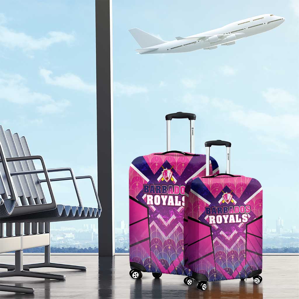 Barbados Cricket Royals Luggage Cover Crowned in Rhythm Style DT02