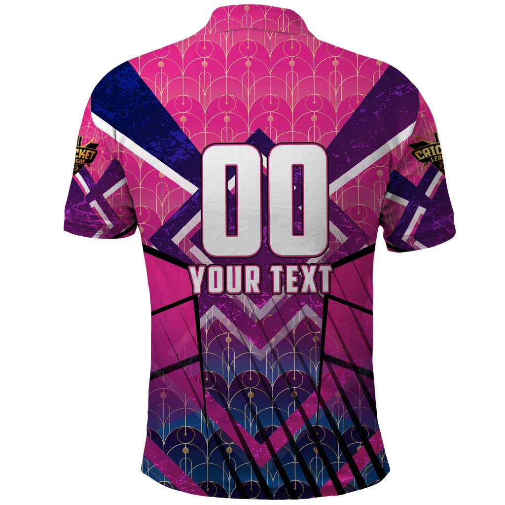 Personalised Barbados Cricket Royals Polo Shirt Crowned in Rhythm Style DT02