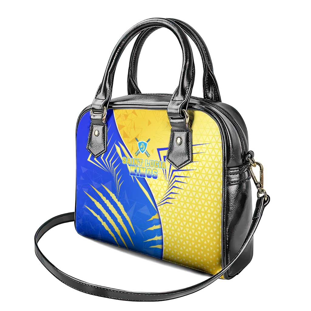 Saint Lucia Cricket Kings Shoulder Handbag Abstract Energy Style DT02