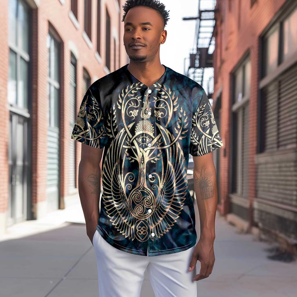 Adinkra Symbols Baseball Jersey Tree of Life DT02