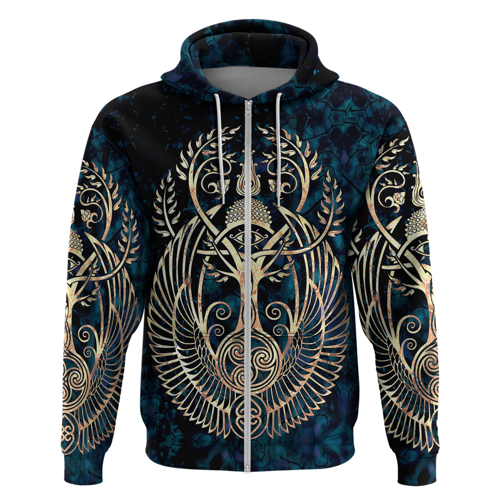 Adinkra Symbols Hoodie Tree of Life DT02
