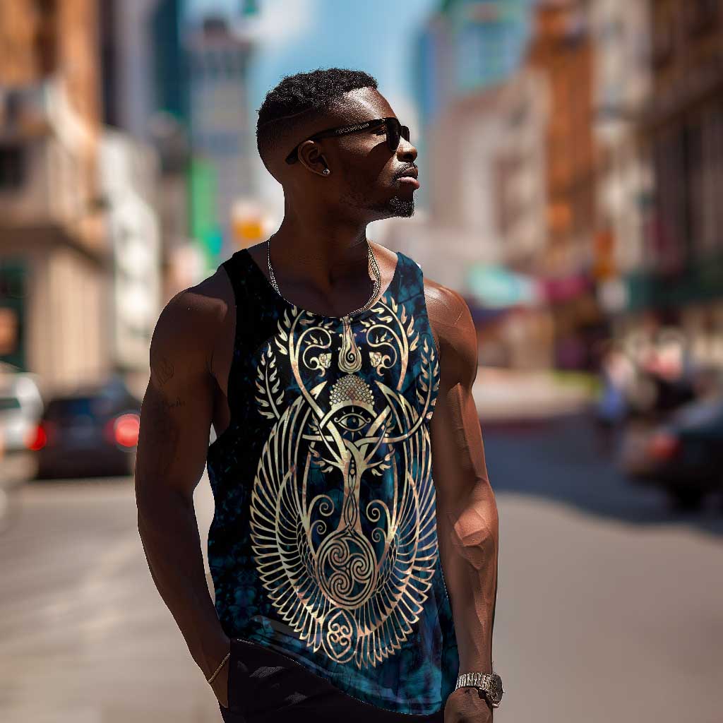 Adinkra Symbols Men Tank Top Tree of Life DT02