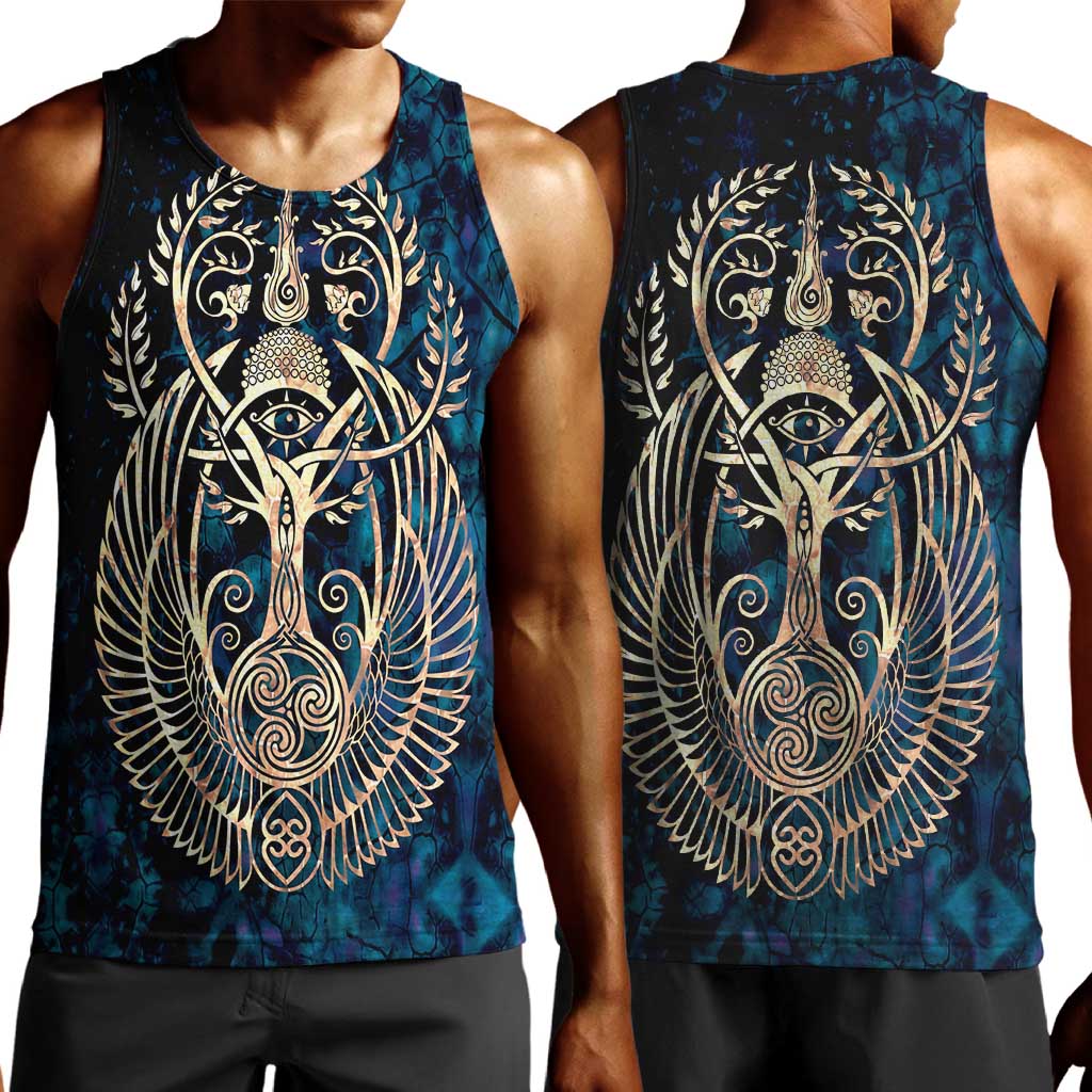 Adinkra Symbols Men Tank Top Tree of Life DT02