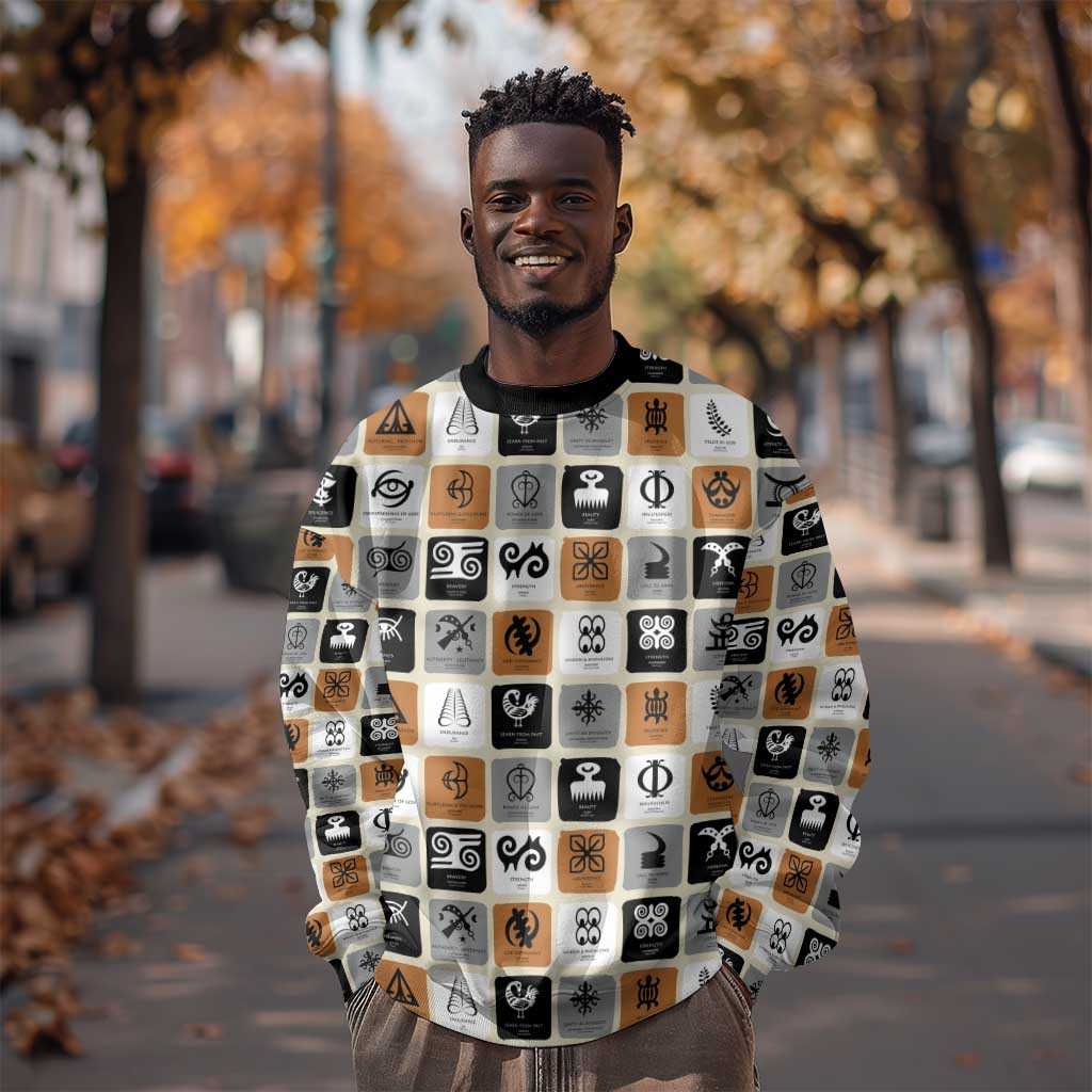 Adinkra Symbols Fashion Sweatshirt DT02
